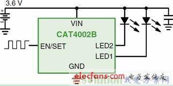 CAT4002B应用电路图